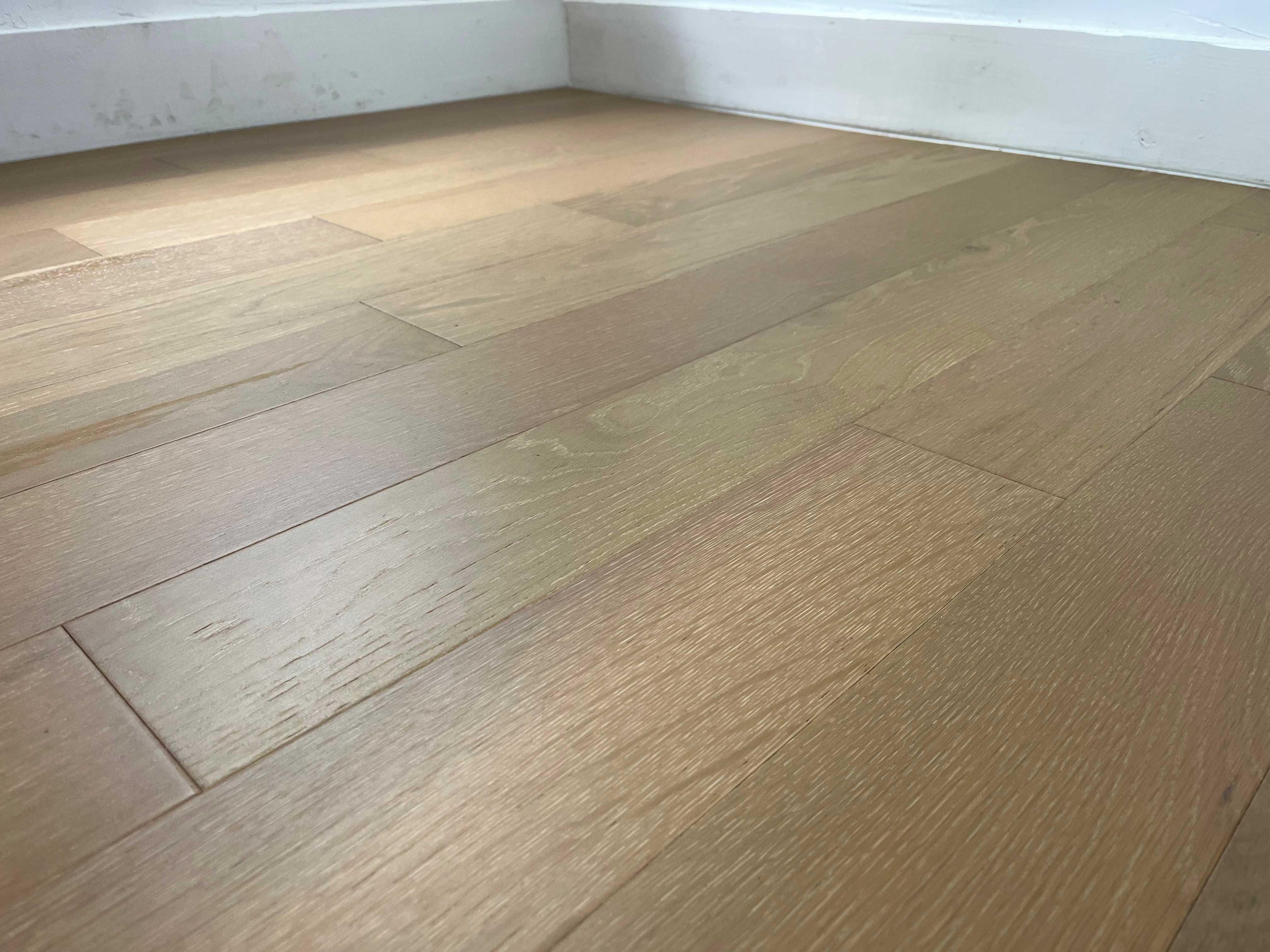 Sunlit interior featuring natural hardwood flooring